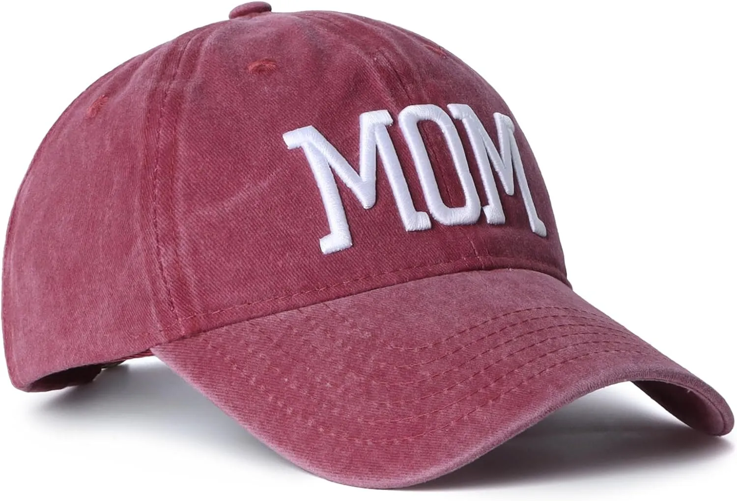 Mom and Dad Hats Set of 2 Pcs Embroidered Adjustable Baseball Caps Gift for Parents Couples Classic Mom Dad Gifts Hat
