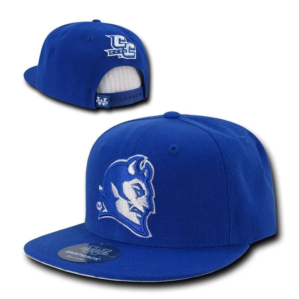 NCAA Central Connecticut Blue Devils University Snapback Baseball Caps Hats Blue
