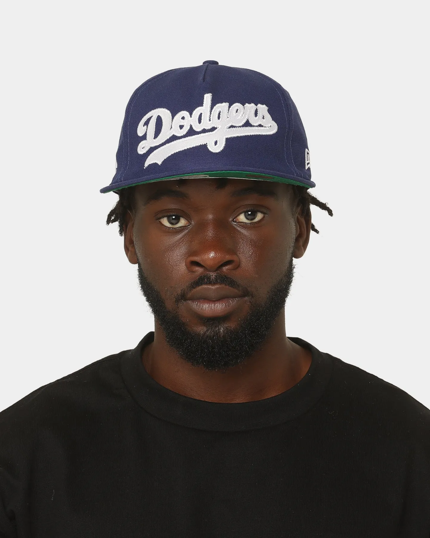 New Era Los Angeles Dodgers Script Appliqué Golfer Snapback Original Team Colours