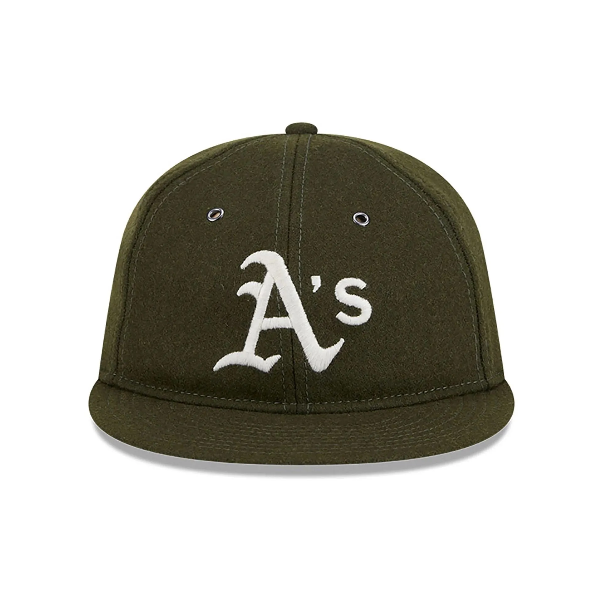 Oakland Athletics Wool Green Retro Crown 59FIFTY Fitted Cap