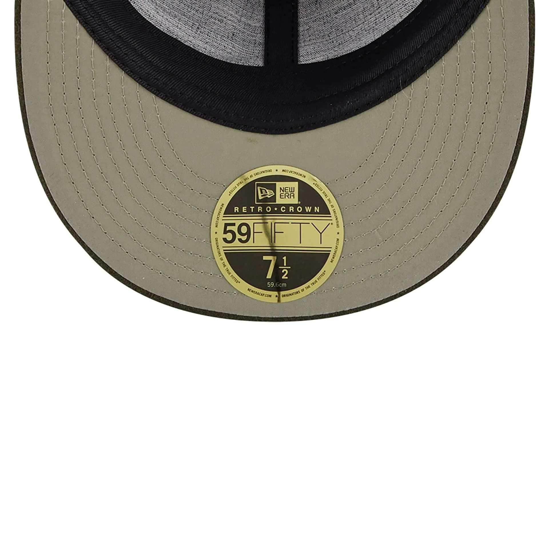 Oakland Athletics Wool Green Retro Crown 59FIFTY Fitted Cap