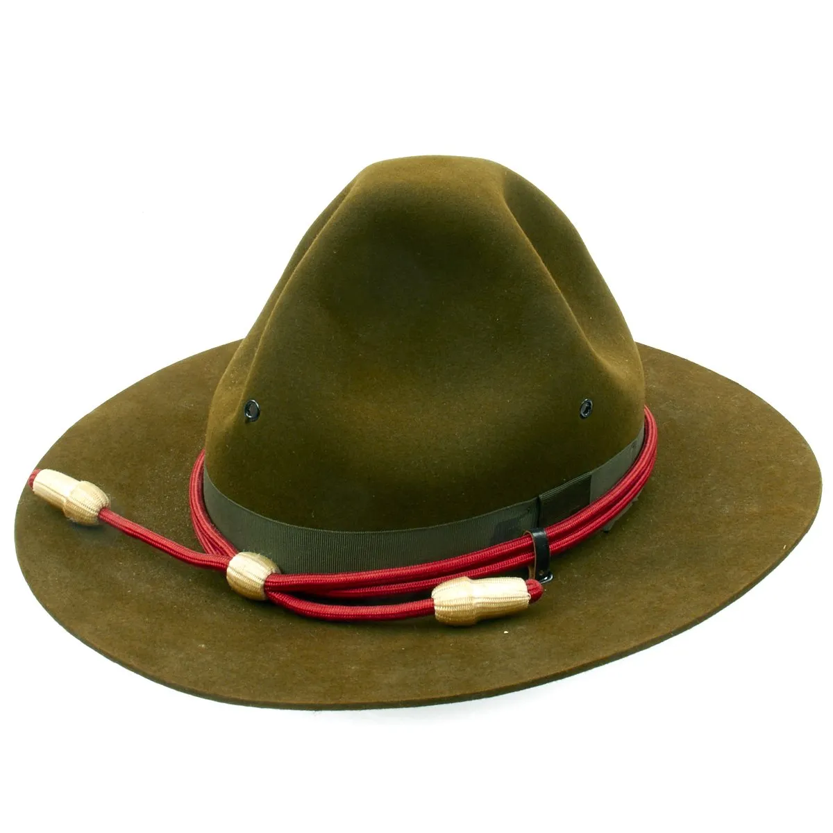 Original U.S. WWII Artillery Officer M1911 Campaign Hat in Excellent Condition