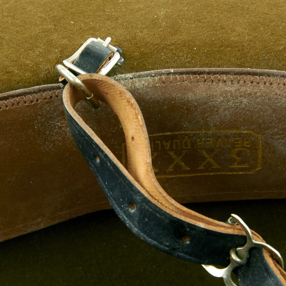 Original U.S. WWII Artillery Officer M1911 Campaign Hat in Excellent Condition