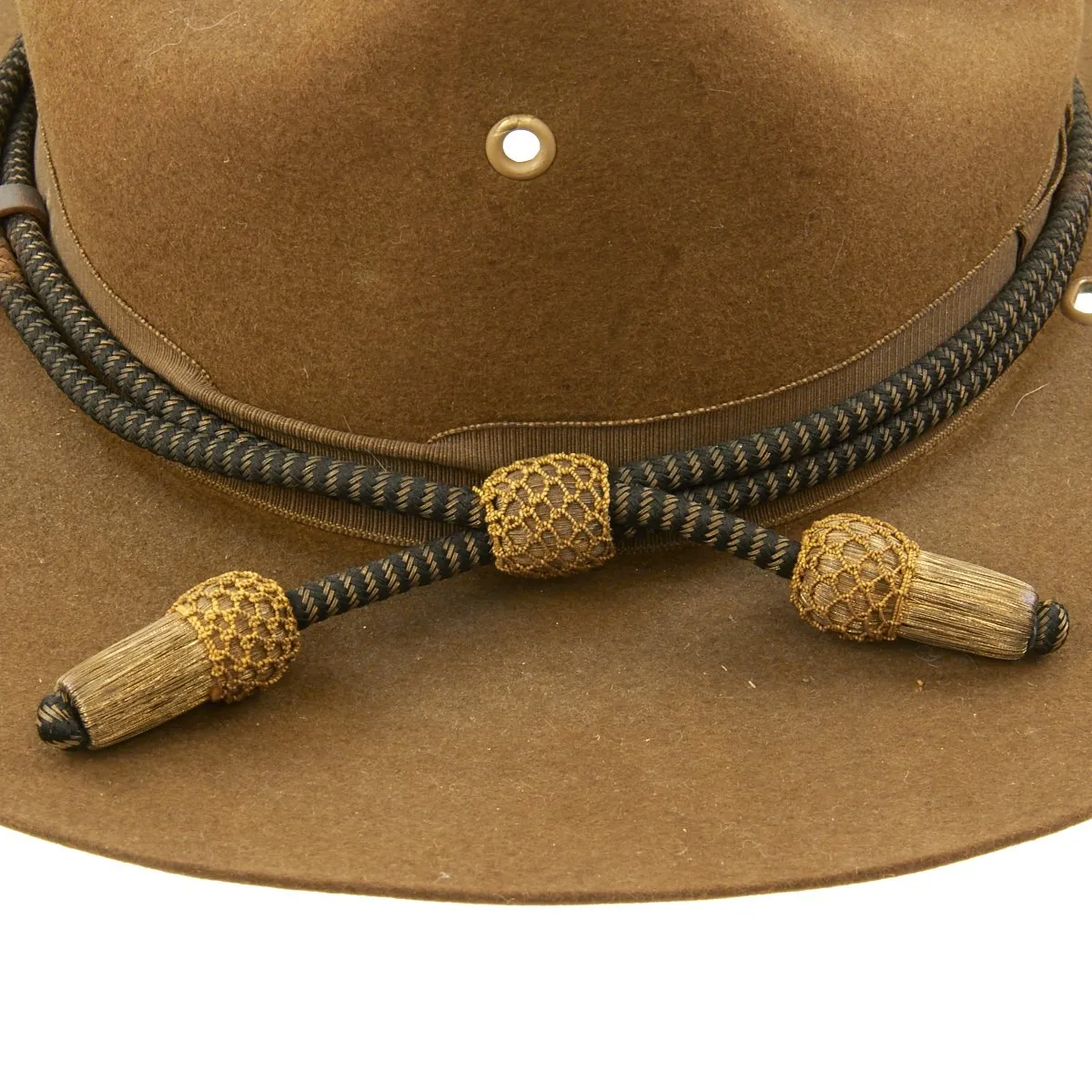 Original U.S. WWII Officer M1911 Campaign Hat in Excellent Condition