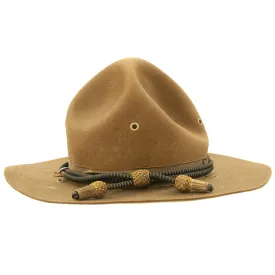 Original U.S. WWII Officer M1911 Campaign Hat in Excellent Condition