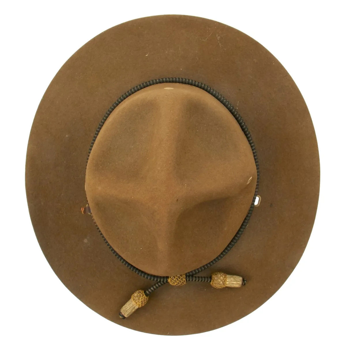 Original U.S. WWII Officer M1911 Campaign Hat in Excellent Condition