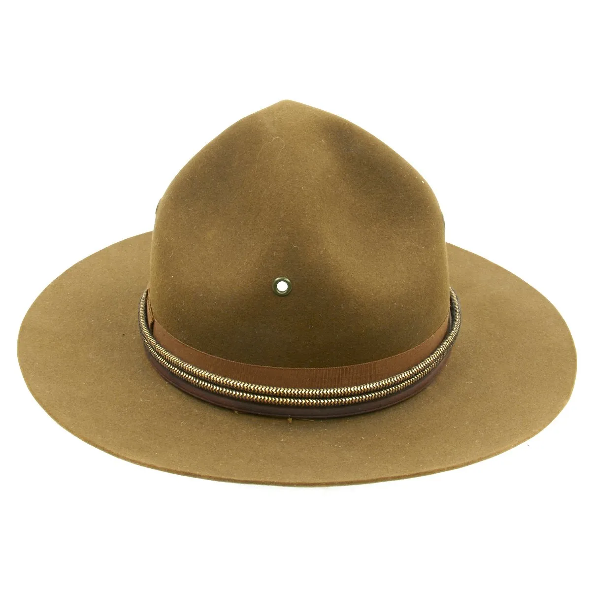 Original U.S. WWII Officer M1911 Campaign Hat with Original Box - Mint Condition