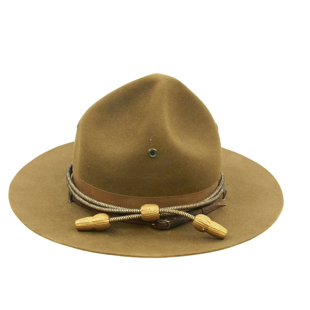 Original U.S. WWII Officer M1911 Campaign Hat with Original Box - Mint Condition