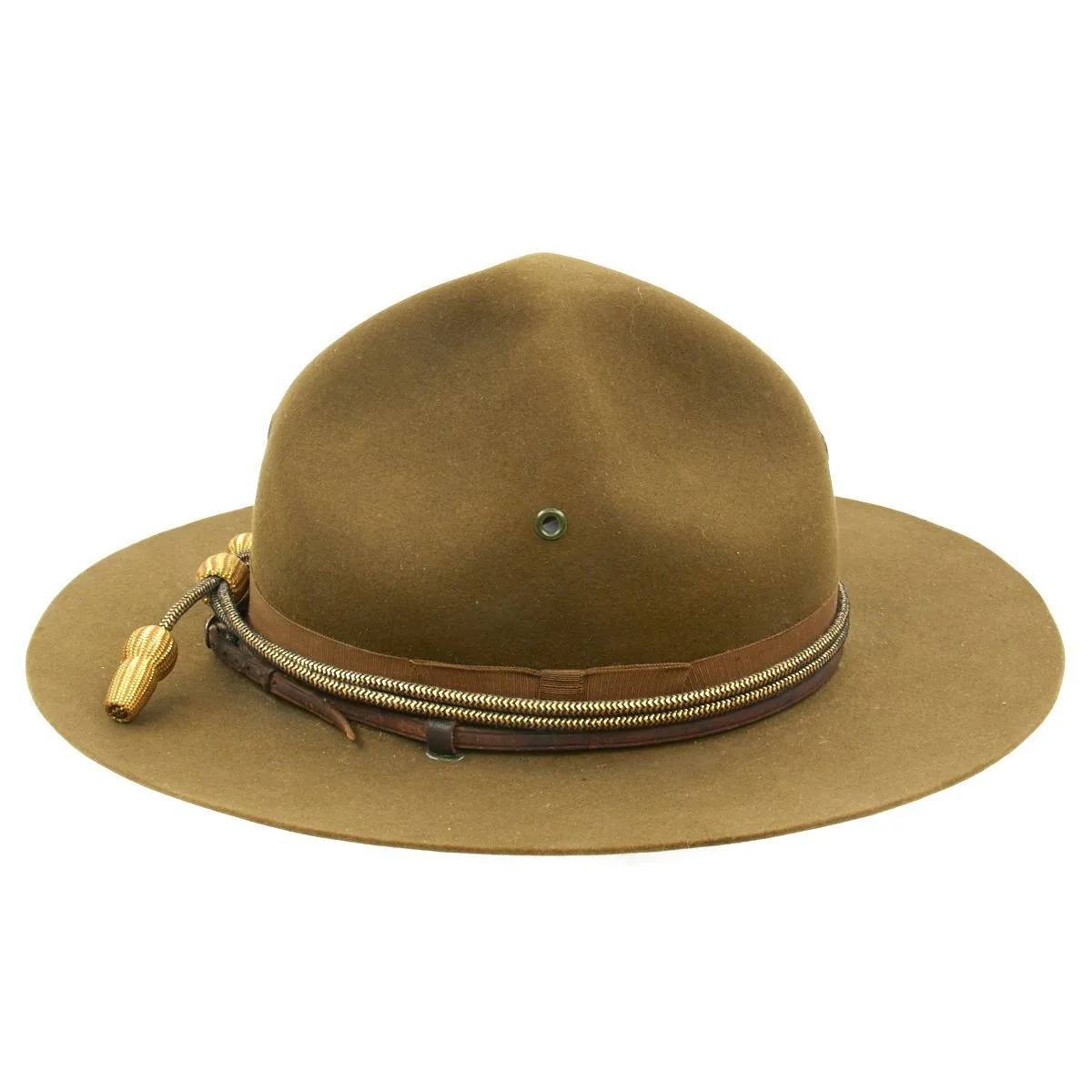 Original U.S. WWII Officer M1911 Campaign Hat with Original Box - Mint Condition