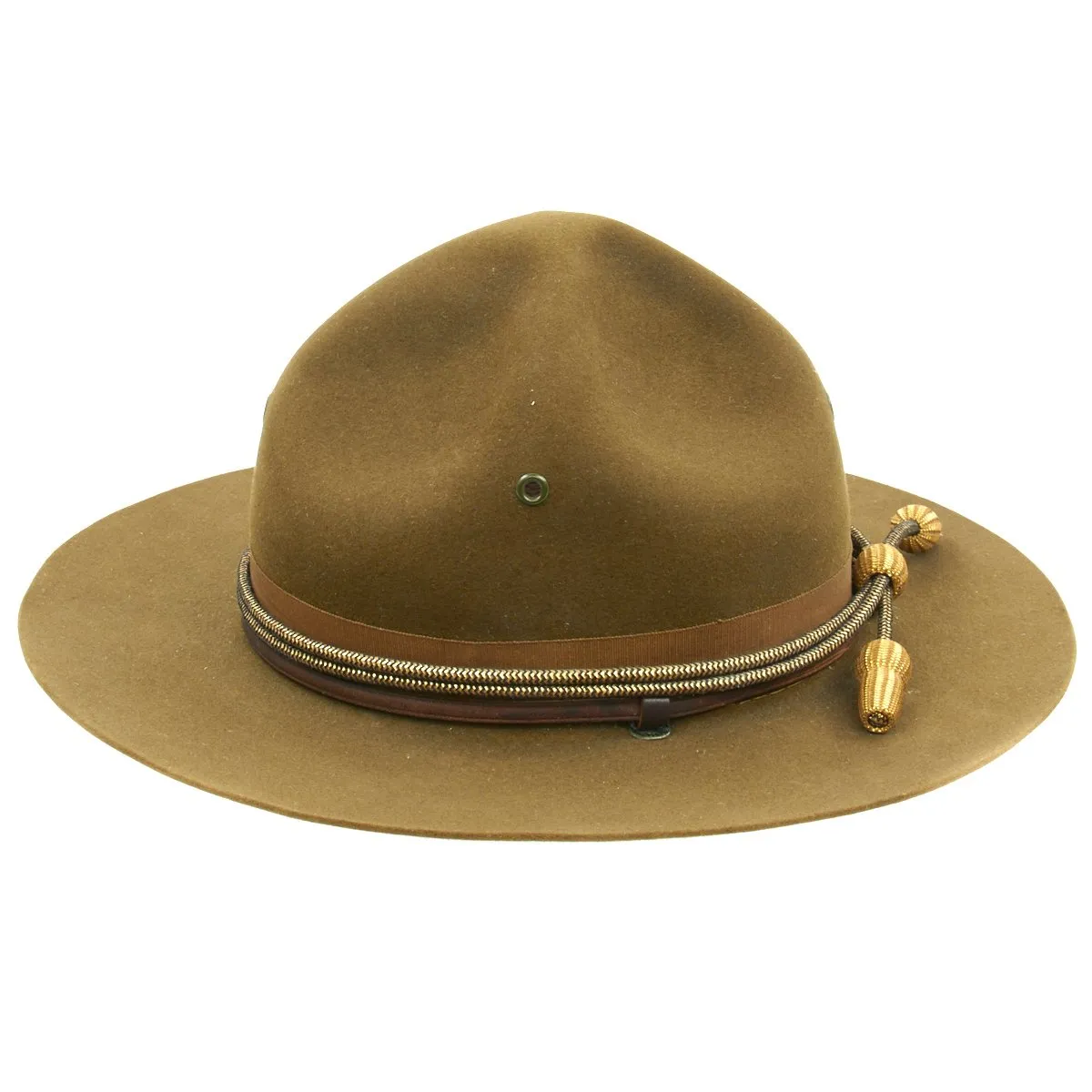 Original U.S. WWII Officer M1911 Campaign Hat with Original Box - Mint Condition
