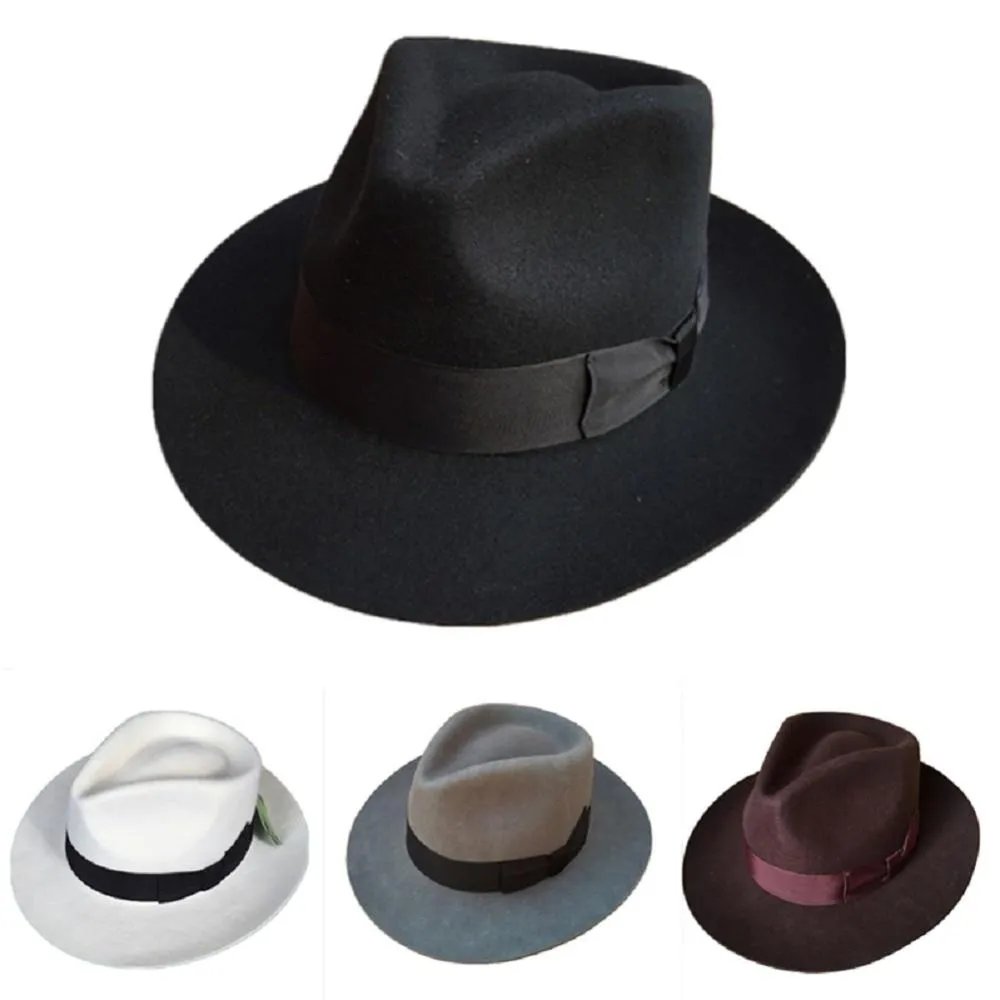 Pietro Wool Felt Fedora Hat