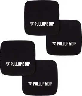 PULLUP & DIP Neoprene Grip Pads for Weightlifting [Set of 4], Workout Pads, The Alternative to Gym Workout Gloves, Gym Pads for Weightlifting & Calisthenics, No More Sweaty Gym Gloves