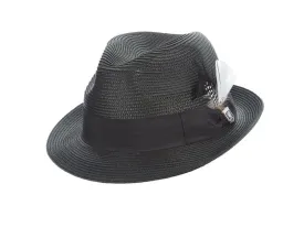 Stacy Adams Belmont Poly Braid Pinch Front Fedora