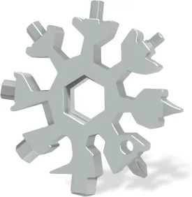 Stocking Stuffers For Men - 18 in 1 Snowflake Multitool for Men, Mens Gift for Christmas, Gift for Dad, Snowflake Bottle Opener/Screwdriver Kit/Wrench Kit, Durable and Easy To Carry