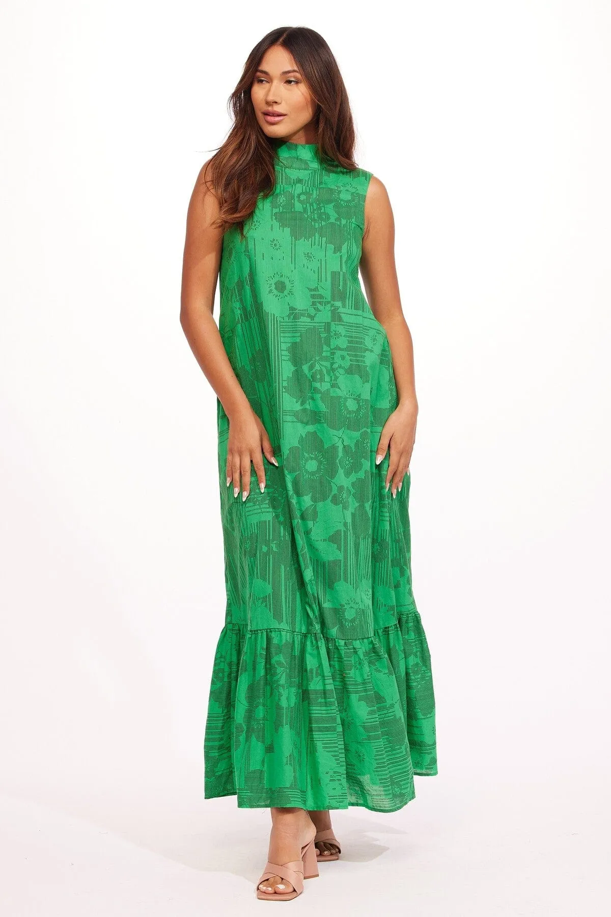 Terry Dress - Evergreen Angelica