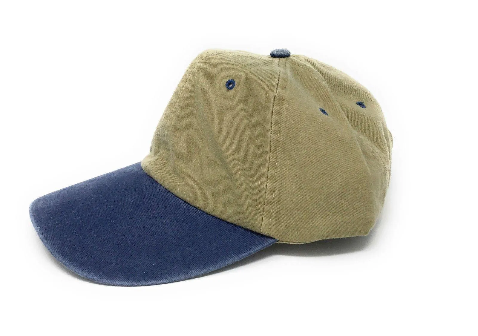 Washed Cotton Low Crown 6 Panel Baseball Relaxed Fit Dad Hats Caps