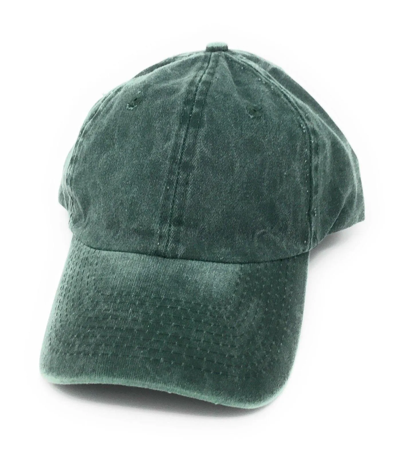 Washed Cotton Low Crown 6 Panel Baseball Relaxed Fit Dad Hats Caps