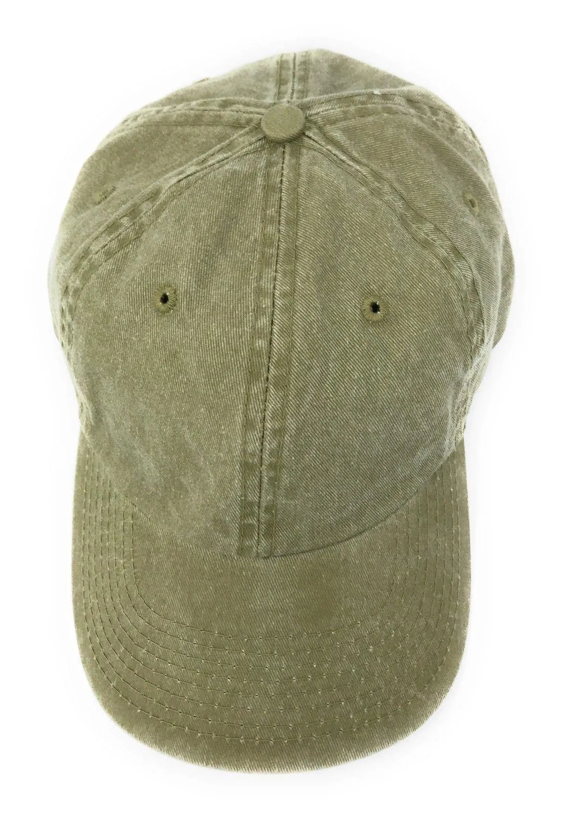 Washed Cotton Low Crown 6 Panel Baseball Relaxed Fit Dad Hats Caps