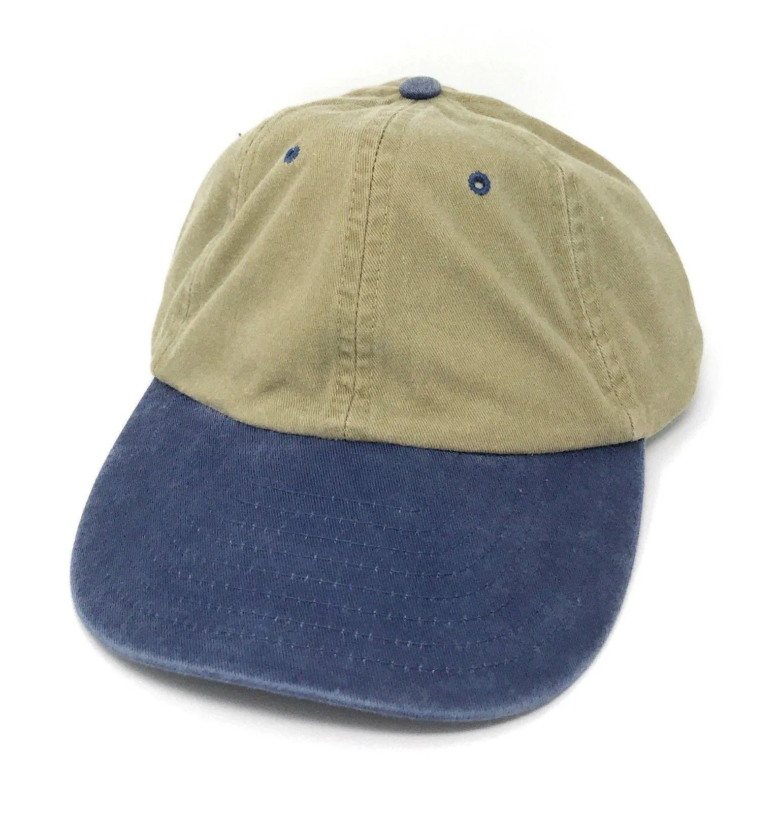 Washed Cotton Low Crown 6 Panel Baseball Relaxed Fit Dad Hats Caps